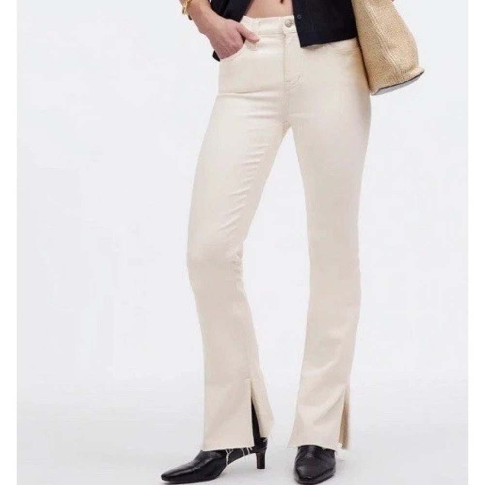 Women's Madewell Kick Out Full Length Jeans‎ Stretch Denim NWT Sz 24 29" Ins